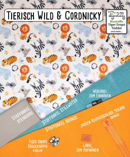 Biojersey - Tigerlilly - Tierisch wild