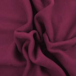 Bio Baumwollfleece - Tigerlilly Basic - berry – Bild 1