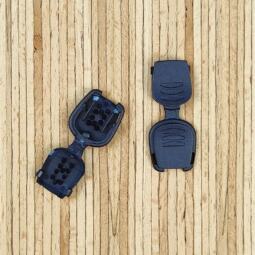 2 Kordelenden ABGERUNDET für 6mm Kordeln – Bild 2