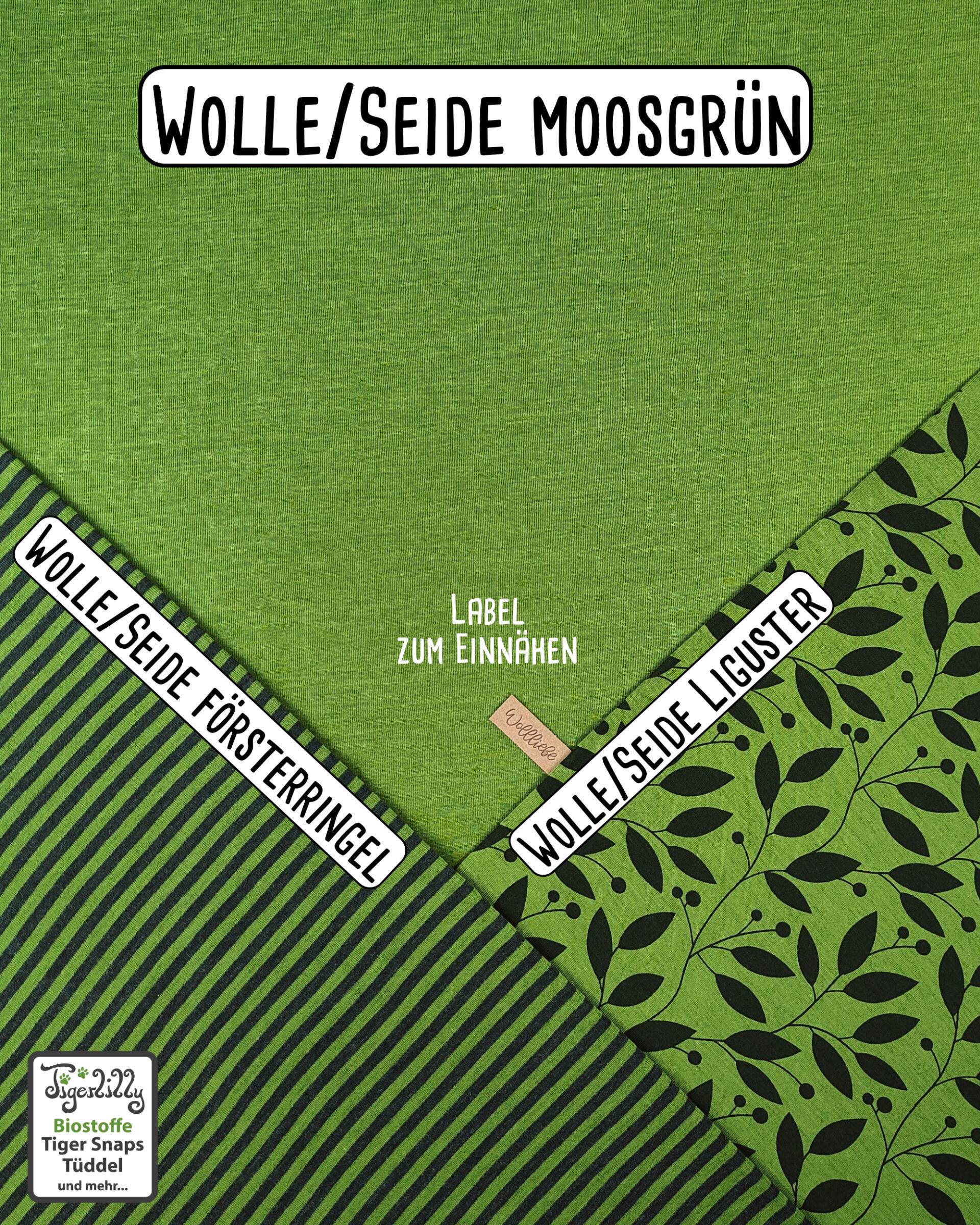 Wolle/Seide Biojersey - Liguster – Bild 5