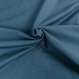 Biojersey uni - Emma - jeansblau 018
