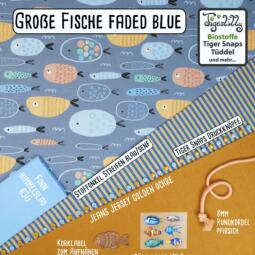 Biojersey - Tigerlilly EP - große Fische faded blue – Bild 5