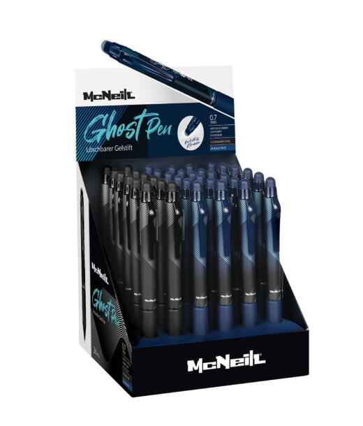 Radierbarer Gelstift mit Druckmechanismus – McNeill Ghost Pen