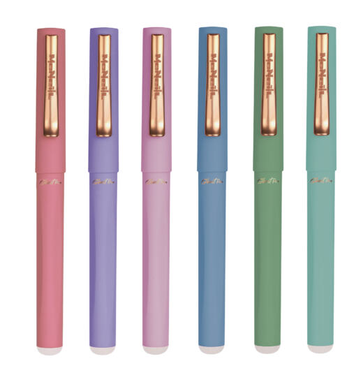 McNeill Ghost Pen - Füller mit radierbarer Tinte - Matte Farben (Regenbogenfeder)