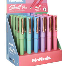 McNeill Ghost Pen - Füller mit radierbarer Tinte - Matte Farben (Regenbogenfeder)
