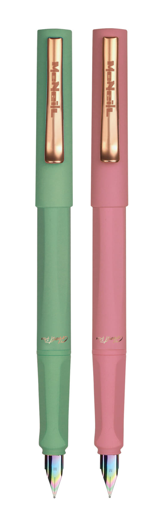 McNeill Ghost Pen - Füller mit radierbarer Tinte - Matte Farben (Regenbogenfeder)