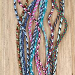 Multicolor Kordel 8mm - verschiedene Farben