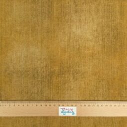 45cm Reststück: Bio Sommersweat - Tigerlilly EP - Denimlook ocker – Bild 2