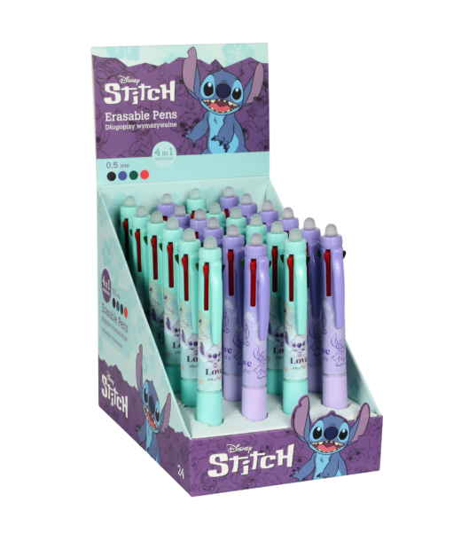 Radierbarer Gelstift Multicolor mit Druckmechanismus - Disney "Stitch"
