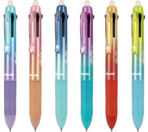Radierbarer Gelstift Multicolor mit Druckmechanismus - McNeill Ghost Pen - gelb/orange 1