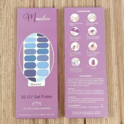UV Gel Folien - Manilou - Blautöne – Bild 2