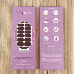 UV Gel Folien - Manilou - Beaujolais – Bild 2