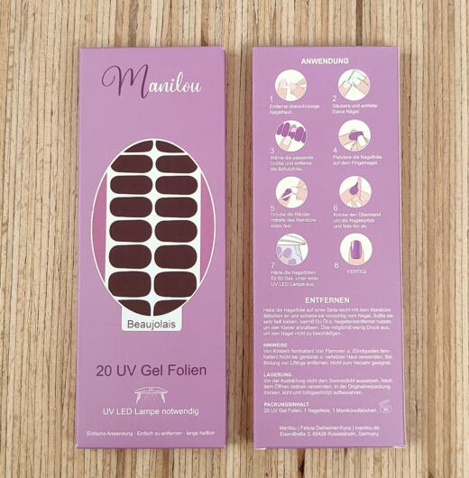 UV Gel Folien - Manilou - Beaujolais