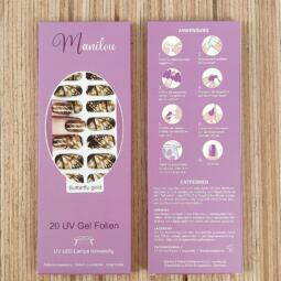 UV Gel Folien - Manilou - Butterfly gold – Bild 2