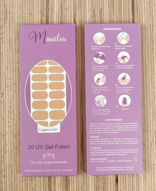 UV Gel Folien - Manilou - Cappuccino