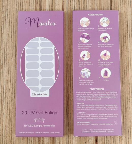 UV Gel Folien - Manilou - Christophii