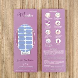 UV Gel Folien - Manilou - eryngium – Bild 2