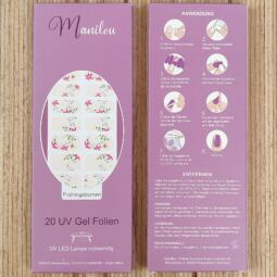 UV Gel Folien - Manilou - Frühlingsblumen – Bild 2