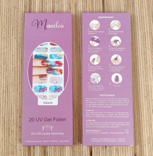 UV Gel Folien - Manilou - Galaxie