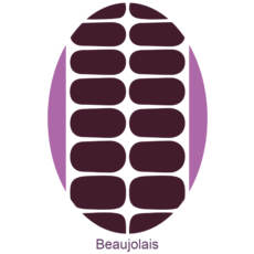 UV Gel Folien - Manilou - Beaujolais