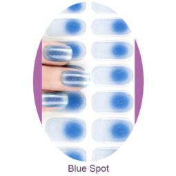 UV Gel Folien - Manilou - Blue Spot