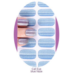 UV Gel Folien - Manilou - Cat Eye blue haze