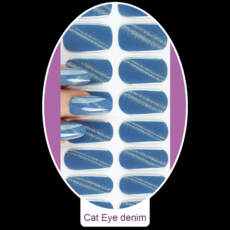 UV Gel Folien - Manilou - Cat Eye denim