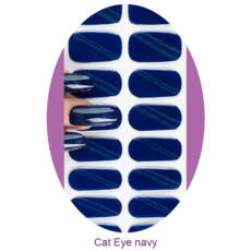 UV Gel Folien - Manilou - Cat Eye navy