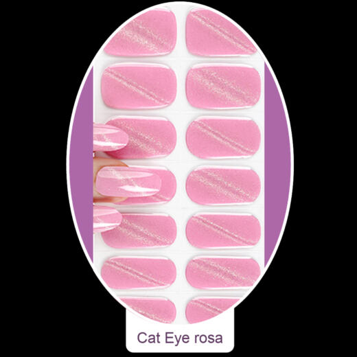 UV Gel Folien - Manilou - Cat Eye rosa