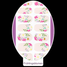 UV Gel Folien - Manilou - Frühlingsblumen