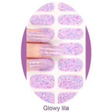 UV Gel Folien - Manilou - Glowy lila