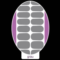 UV Gel Folien - Manilou - grau