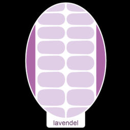 UV Gel Folien - Manilou - lavendel