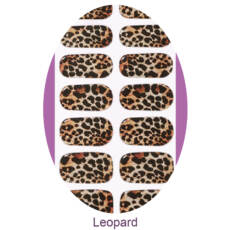 UV Gel Folien - Manilou - Leopard