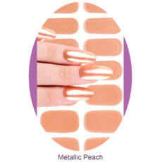 UV Gel Folien - Manilou - Metallic peach