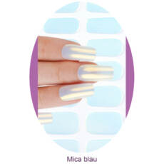 UV Gel Folien - Manilou - Mica blau