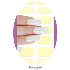UV Gel Folien - Manilou - Mica gelb