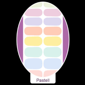 UV Gel Folien - Manilou - pastell