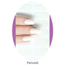 UV Gel Folien - Manilou - perlweiß