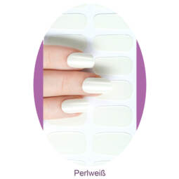 UV Gel Folien - Manilou - perlweiß