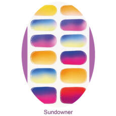 UV Gel Folien - Manilou - Sundowner