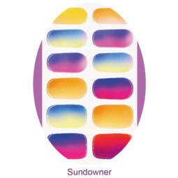 UV Gel Folien - Manilou - Sundowner