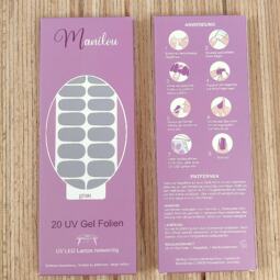 UV Gel Folien - Manilou - grau – Bild 2