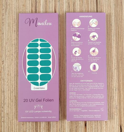 UV Gel Folien - Manilou - greenlake