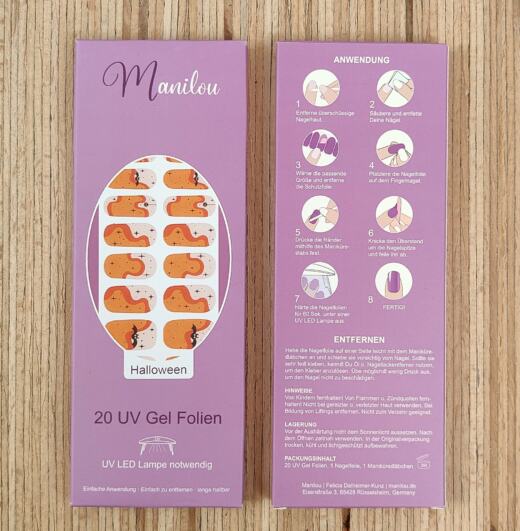 UV Gel Folien - Manilou - Halloween