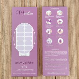 UV Gel Folien - Manilou - lavendel – Bild 2