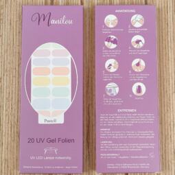 UV Gel Folien - Manilou - pastell – Bild 2