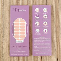 UV Gel Folien - Manilou - peach melba – Bild 2