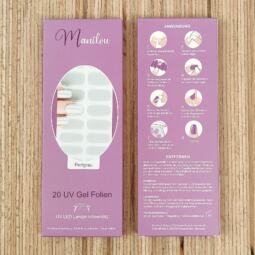 UV Gel Folien - Manilou - Perlgrau – Bild 2