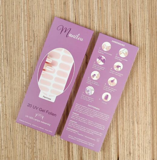 UV Gel Folien - Manilou - Perlrosa
